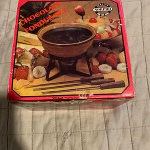Norpro vintage Chocolate Fondue Set